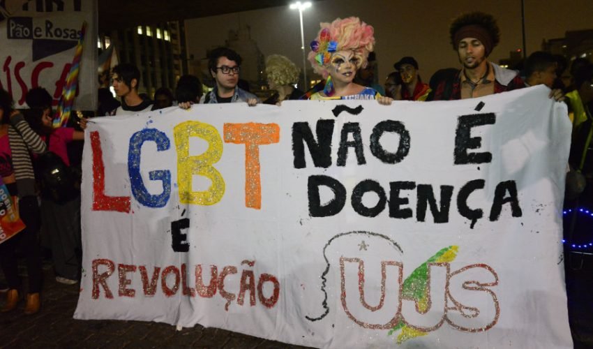 ‘Gay cure’ protest in Sao Paulo