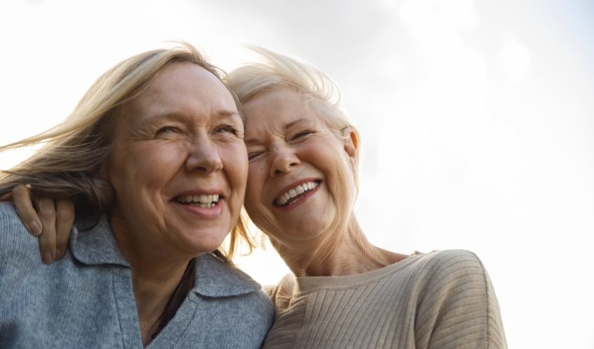 low-angle-smiley-women-nature