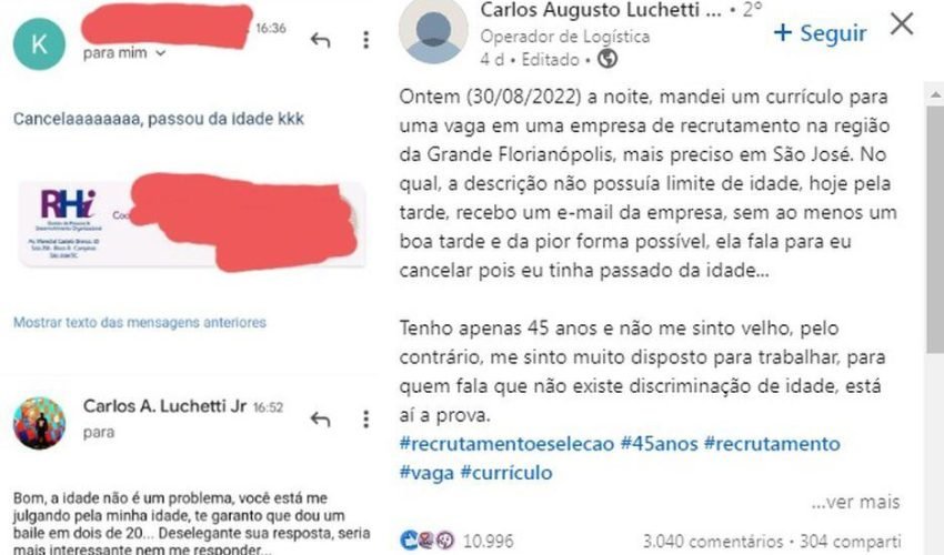 linkedin candidato